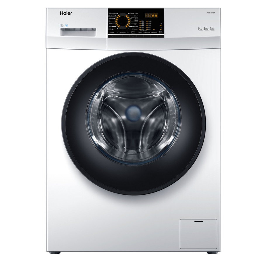 Haier เครื่องซักผ้าหน้า 8 kg. HW80-BP10829 สีขาว