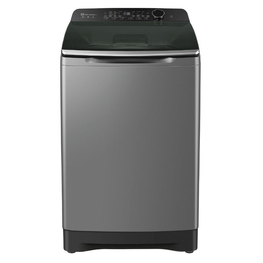 HAIER เครื่องซักผ้าฝาบน SELF-CLEANING 14 กก. HWM140-1702DS:HAT/Top Load สีเทา