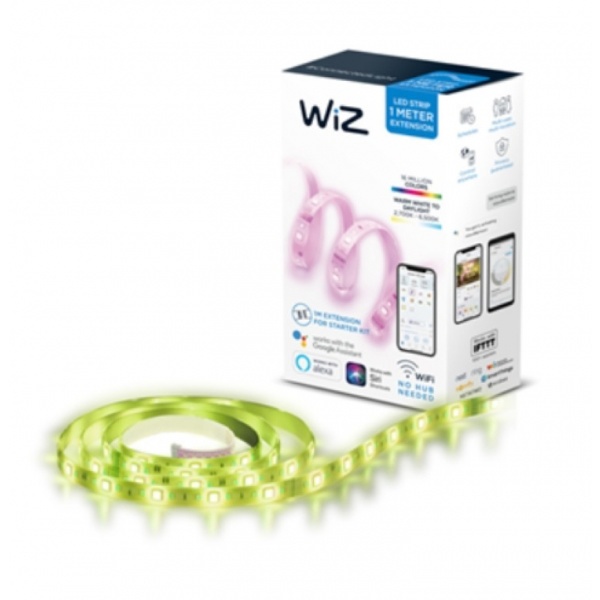 PHILIPS WiZ ไฟเส้นแอลอีดี Wi-Fi LED Strip 1M 800lm Extension ASEAN