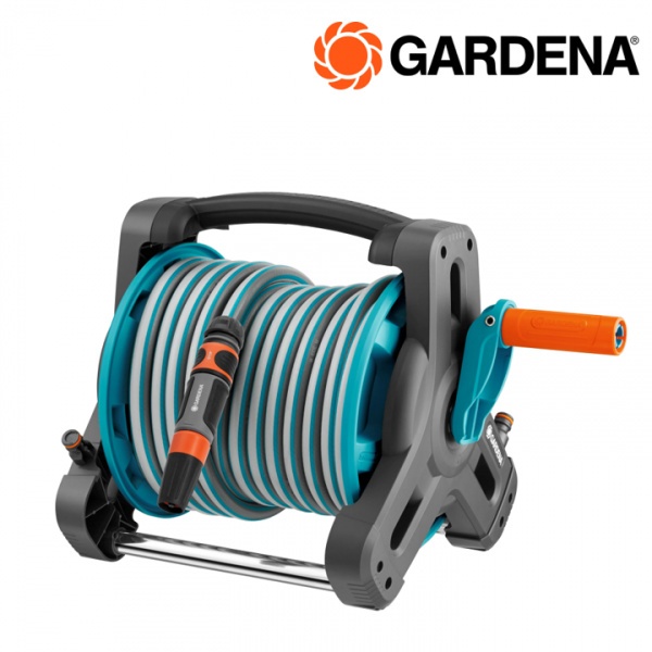 GARDENA ม้วนสายยางพร้อมที่เก็บ ขนาด 10 เมตร 08010-20 สีฟ้า