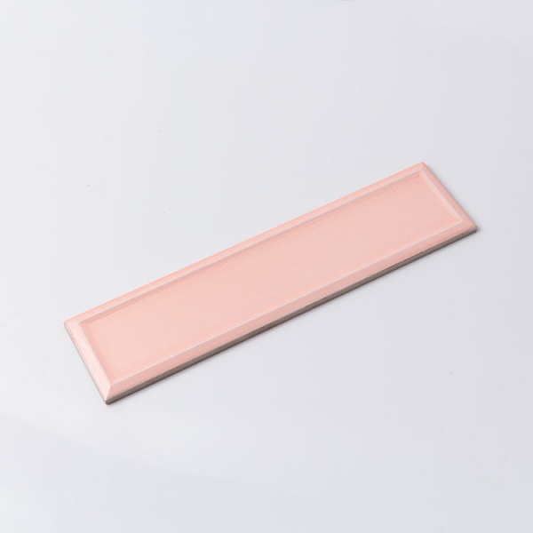 Marbella กระเบื้อง subway 7.5x30cm Kris (44P) 1sqm หน้าเงา สีชมพู