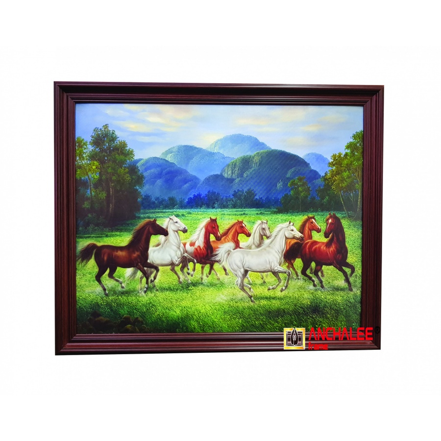 Anchalee frame ภาพม้า ขนาด16”x20” A35