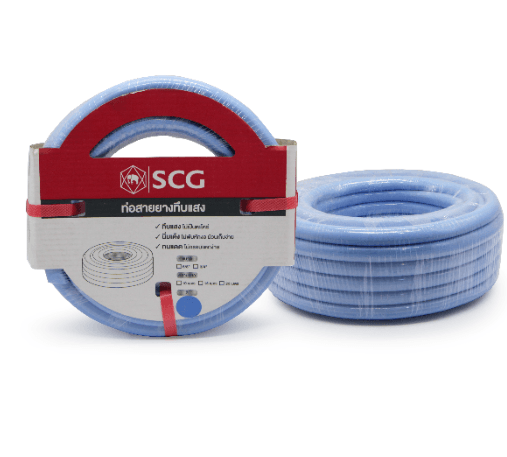 SCG สายยาง พีวีซีทึบแสง 5/8x20M. สีน้ำเงินอ่อน