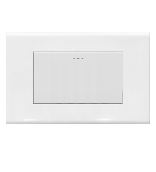 Gentec สวิตช์สองทางใหญ่ 1 ช่อง 120W-04 สีขาว