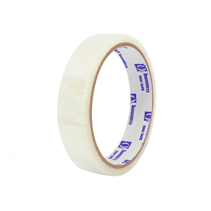 THAI TAPE เทปOPP สีใส ขนาด 18mm x 36Y (6 ม้วน/แพ็ค)