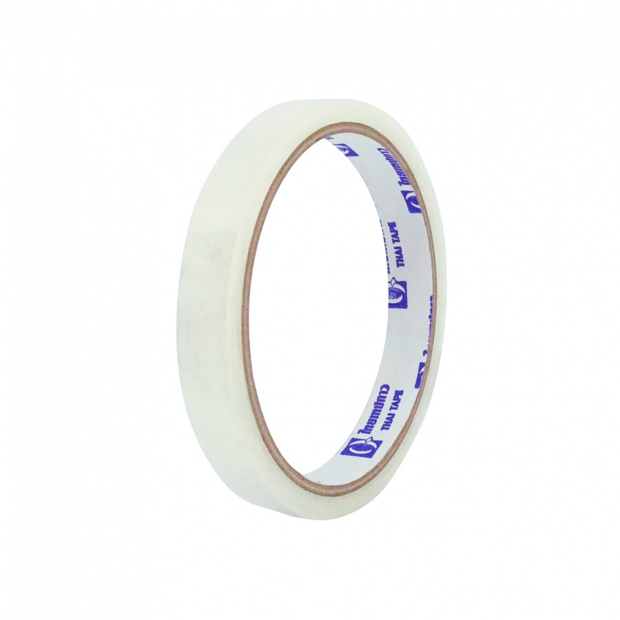 THAI TAPE เทปOPP สีใส ขนาด 12mm x 36Y (6 ม้วน/แพ็ค)