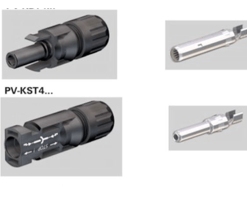 Clennergy STAUBLI คอนเน็กเตอร์ MC4 สีดำ