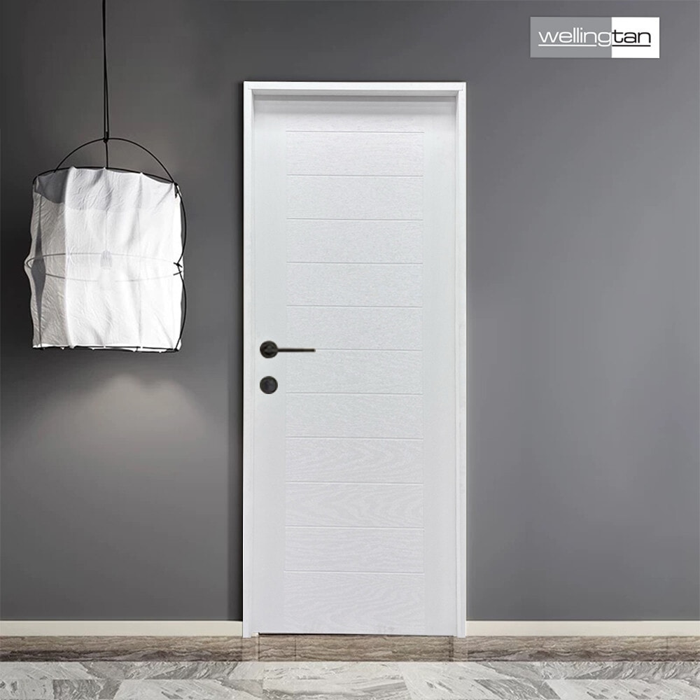 WELLINGTAN วงกบประตูPVC รุ่นHDJ-4 80x200 ซม. สีขาว