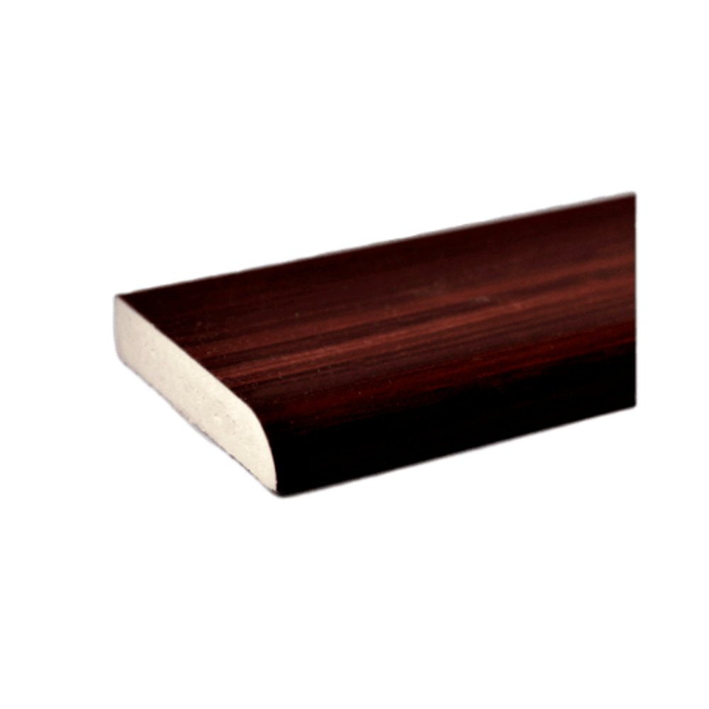 GREAT WOOD ไม้มอบ PVC  FCM-0406A (MI01) 40X18x2700มม. สีวอลนัท