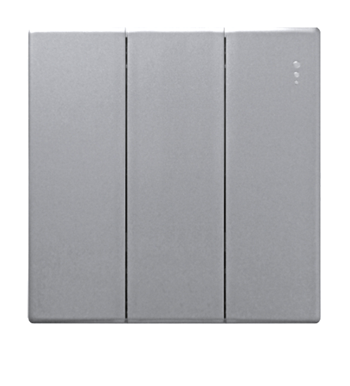 Gentec สวิตซ์ทางเดียว 3 ช่อง รุ่น 86G-05 สีเทา