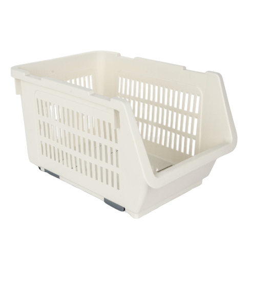 ชั้นตะกร้า รุ่น ZJF006-WH ขนาด 23.6x35x20 cm สีขาว