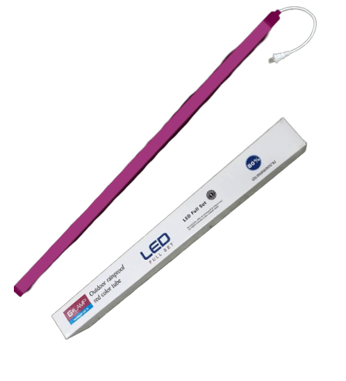 G-LAMP หลอดไฟประดับกันน้ำ LED T8 120cm. 18W รุ่น T8-LAV สีม่วง