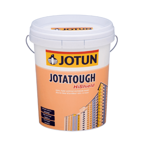 JOTUN สีทาภายนอก กึ่งเงา เบส เอ. 18L. JOTATOUGH HS SG ขาว