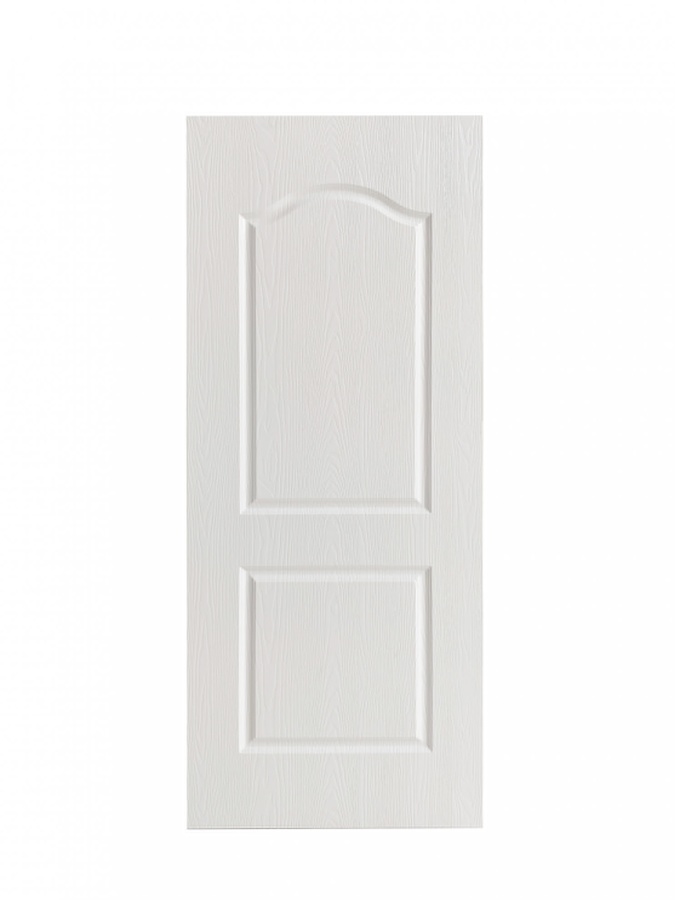 WELLINGTAN ประตูยูพีวีซี บานทึบ 2ฟักโค้ง UPVC-W002 80x200ซม. WHITE OAK