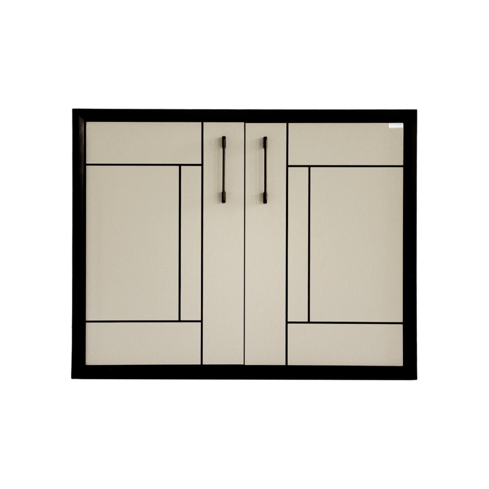 CLOSE บานซิงค์คู่ UPVC LABARIS ขนาด 84x64 ซม. สีเบจ