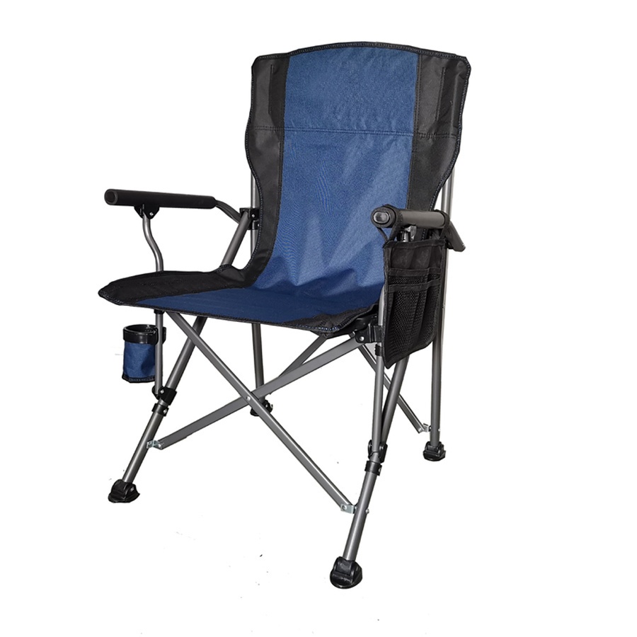 Summer Set เก้าอี้แคมป์ปิ้งพับได้ ขนาด 58x58x95 ซม. CR-004 สีฟ้า-ดำ 