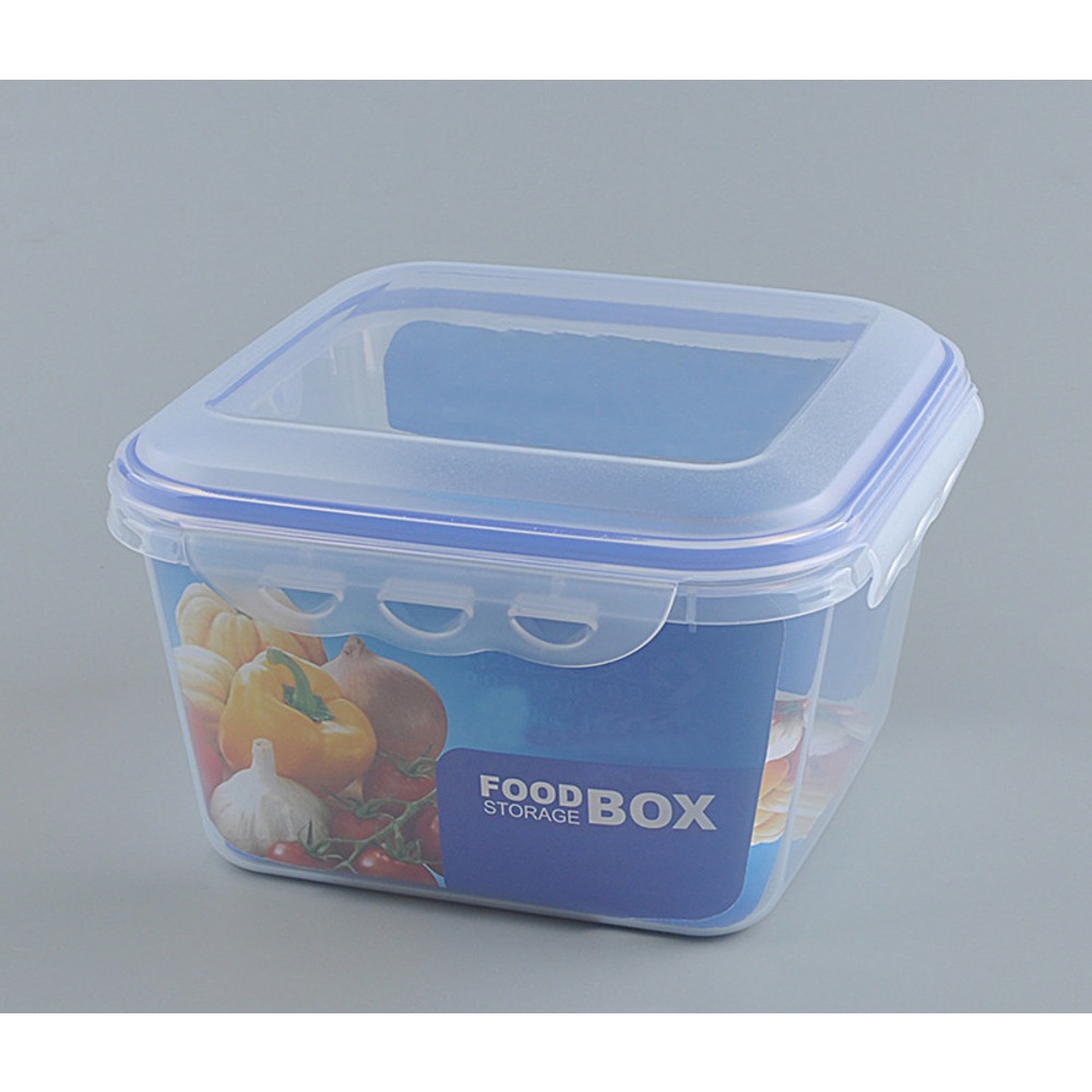 GOME กล่องถนอมอาหาร 2300 ML. 18.8x18.8x11.7 ซม. EL015 สีน้ำเงิน