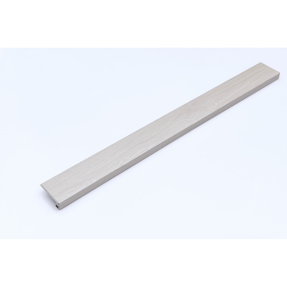 จมูกชานพักบันได SPC Click lock 114x1220x4+1mm IXPE items No. 6589 สีไม้แอชไวท์