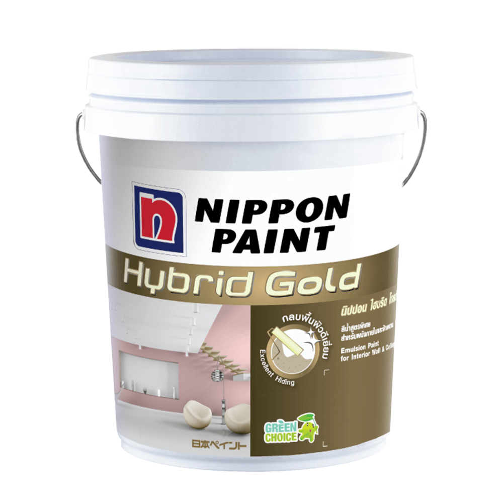 NIPPON สีน้ำอะคริลิกภายใน ไฮบริด โกลด์ ฟิล์มด้าน เบส A 2.5 กล.