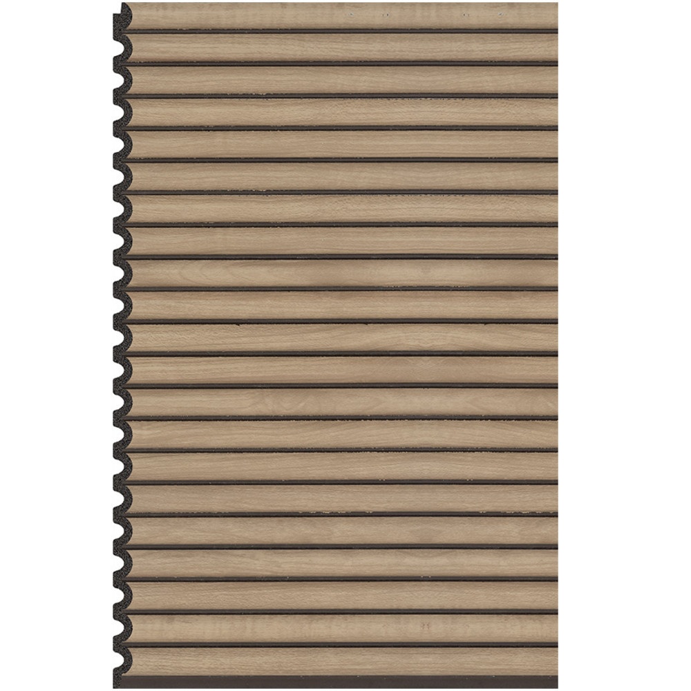 GREAT WOOD ไม้ฝ้าระแนง PS รุ่นJC1590-W0228C1 ขนาด308x9x2900มม. สีLight wood & Bronze