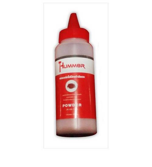 HUMMER ผงชอล์กใส่ปักเต้าสีแดง ขนาด 150 g. JR-100-150G
