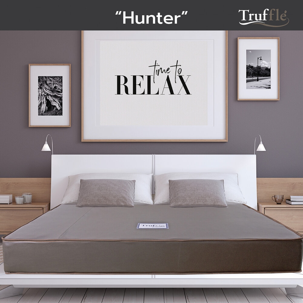TRUFFLE ที่นอนสปริงPVC 2.6 รุ่นHunter 5ฟุต หนา9 รับประกัน 5ปี
