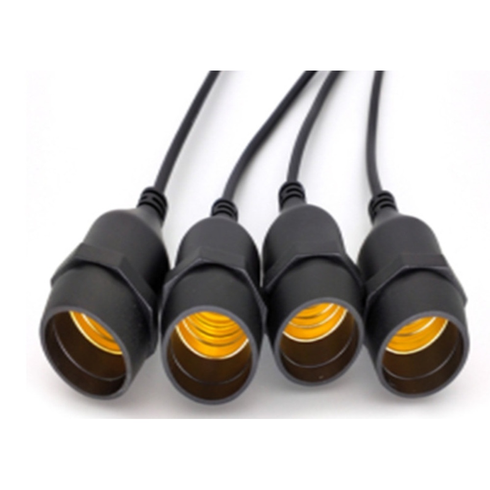 EILON ขั้วห้อยหลอด Bulb พร้อมสายไฟ 20 เมตร (40ขั้ว) รุ่น PQS-JT40D สีดำ