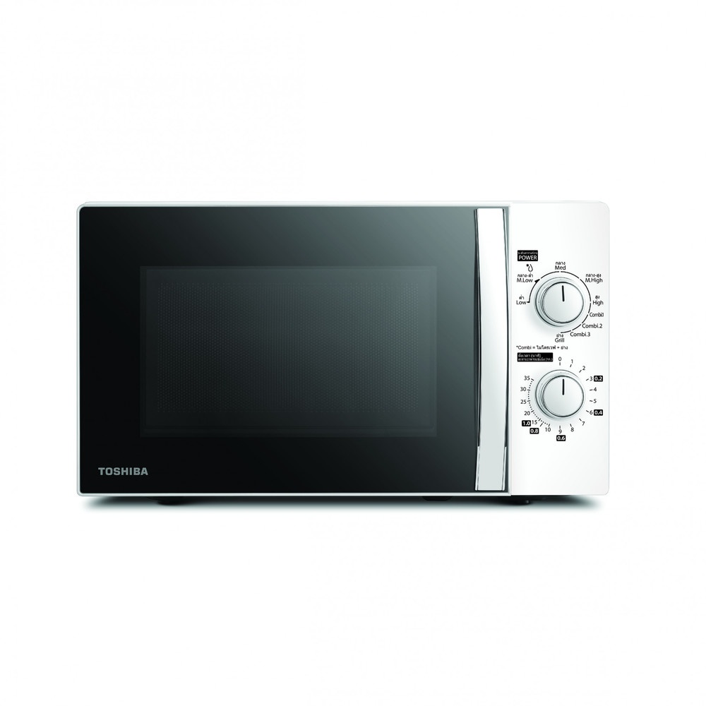 TOSHIBA ไมโครเวฟย่าง ขนาด 20L รุ่น MWP-MG20P(WH) สีขาว