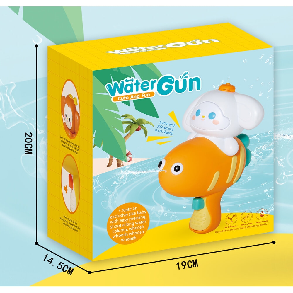TOYS ของเล่นปืนฉีดน้ำไฟฟ้าตัวการ์ตูนน่ารัก รุ่น 777-46C ขนาด19x14.5x20ซม.