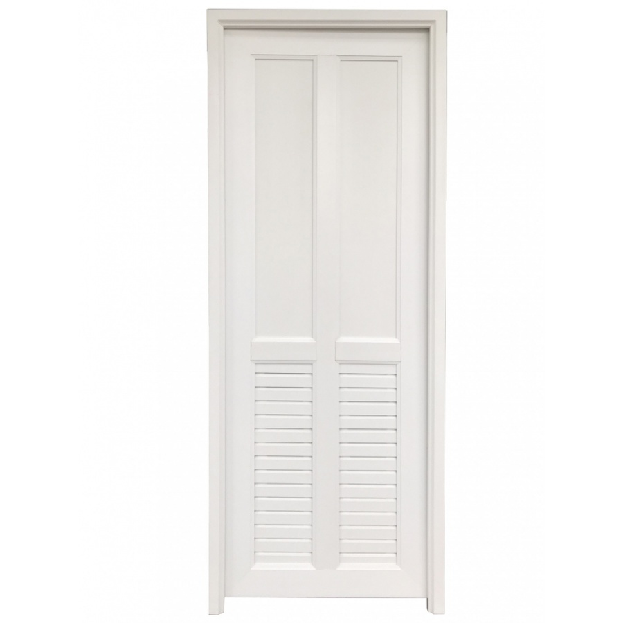 Wellingtan ประตู UPVC ขนาด 70x200ซม. JM-008-WT สีขาว