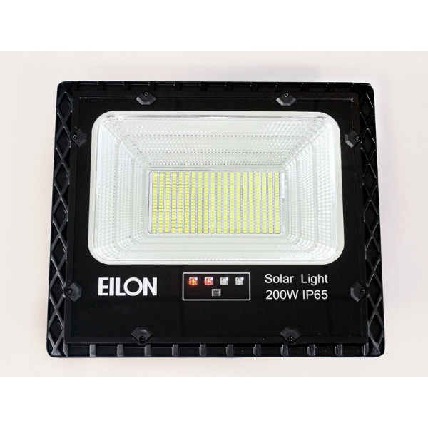 EILON โคมไฟฟลัดไลท์โซลาร์เซลล์ 200W DL รุ่น FDJ-200 แสงเดย์ไลท์