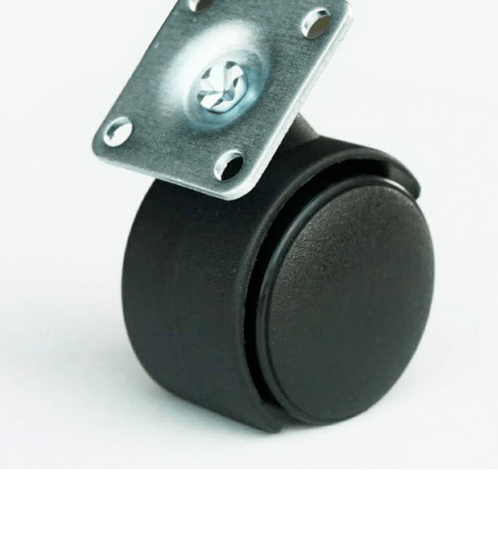 KAMPER ล้อแป้นหมุน Black Nylon 30มม (1.2นิ้ว) รุ่น TWP-30