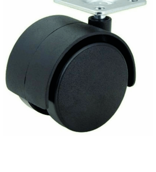 KAMPER ล้อแป้น Black Nylon TWP-50 สีดำ