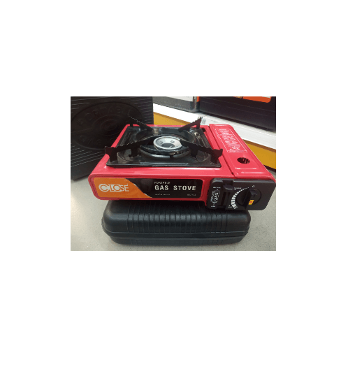 CLOSE ชุดเซ็ทเตาแก๊สพกพาพร้อมกระป๋องแก๊ส BDZ-153 RED / GCCL-B001