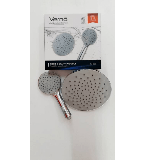 VERNO ชุดหัวฝักบัวก้านแข็งและฝักบัวสายอ่อน 3ระบบ TM-323
