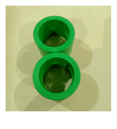 ERA ข้อต่อตรง PPR 2 (63mm) สีเขียว