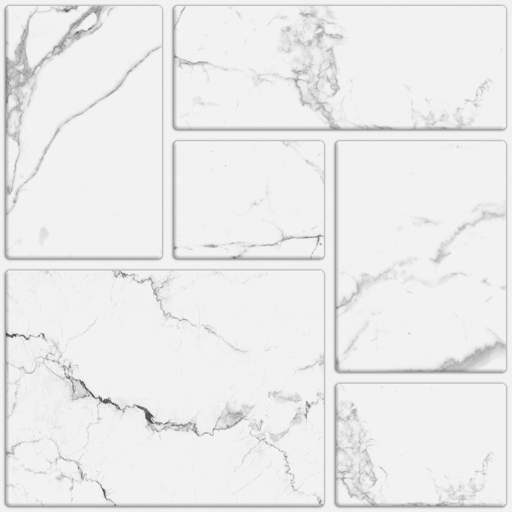 Marbella กระเบื้องเซรามิคปูพื้น 16x16 นิ้ว รุ่น ไวท์ลาย TA0609 Matt mold (12P)