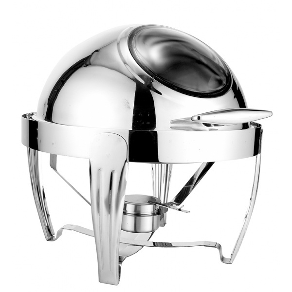 Koch Kitchen อ่างอุ่นอาหารสเตนเลสทรงกลม ฝาช่องกระจก 6.8 ลิตร JAPAH