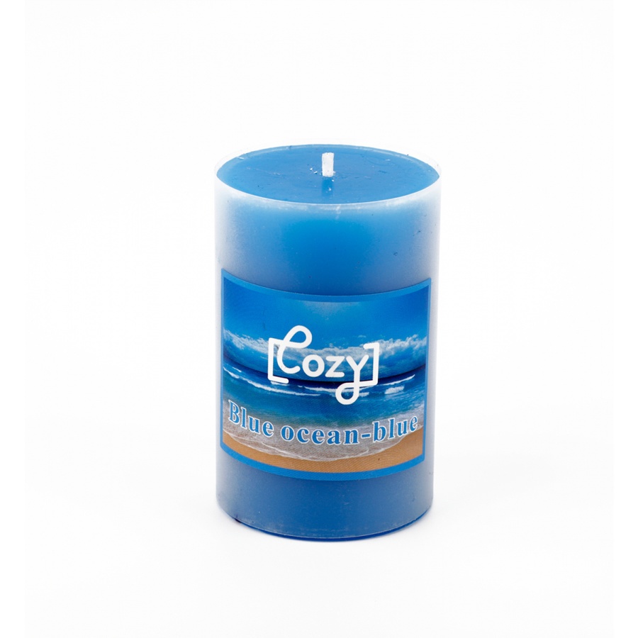 COZY เทียนหอม 4.7x7.5 ซม. Candle-BLM สีฟ้า