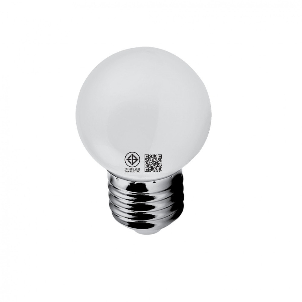 HI-TEK หลอดไฟปิงปอง E27 1W. รุ่น HLLC00001W สีขาว