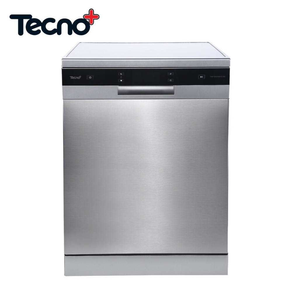 TECNOPLUS เครื่องล้างจานแบบตั้งพื้น ขนาด 60 ซม.  TNP DW 60815 SS สีโครเมี่ยม