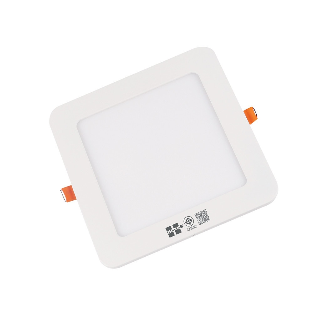 HI-TEK โคมดาวน์ไลท์ LED แบบฝังฝ้าหน้าเหลี่ยม 6นิ้ว 12W รุ่น ECO SERIES แสงเดย์ไลท์