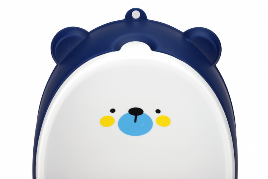 Primo Kids โถปัสสาวะสำหรับเด็กชายรูปหมี รุ่น 3HBYT-BL ขนาด 9x19x46 ซม.  สีน้ำเงิน