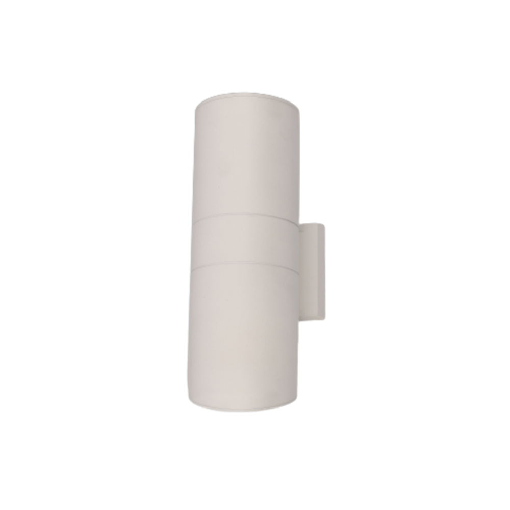 EILON โคมไฟติดผนังโมเดิร์น ทรงกระบอกกลม 2*E27 ขนาด 10.8x30cm IP65 รุ่น MVW002W สีขาว