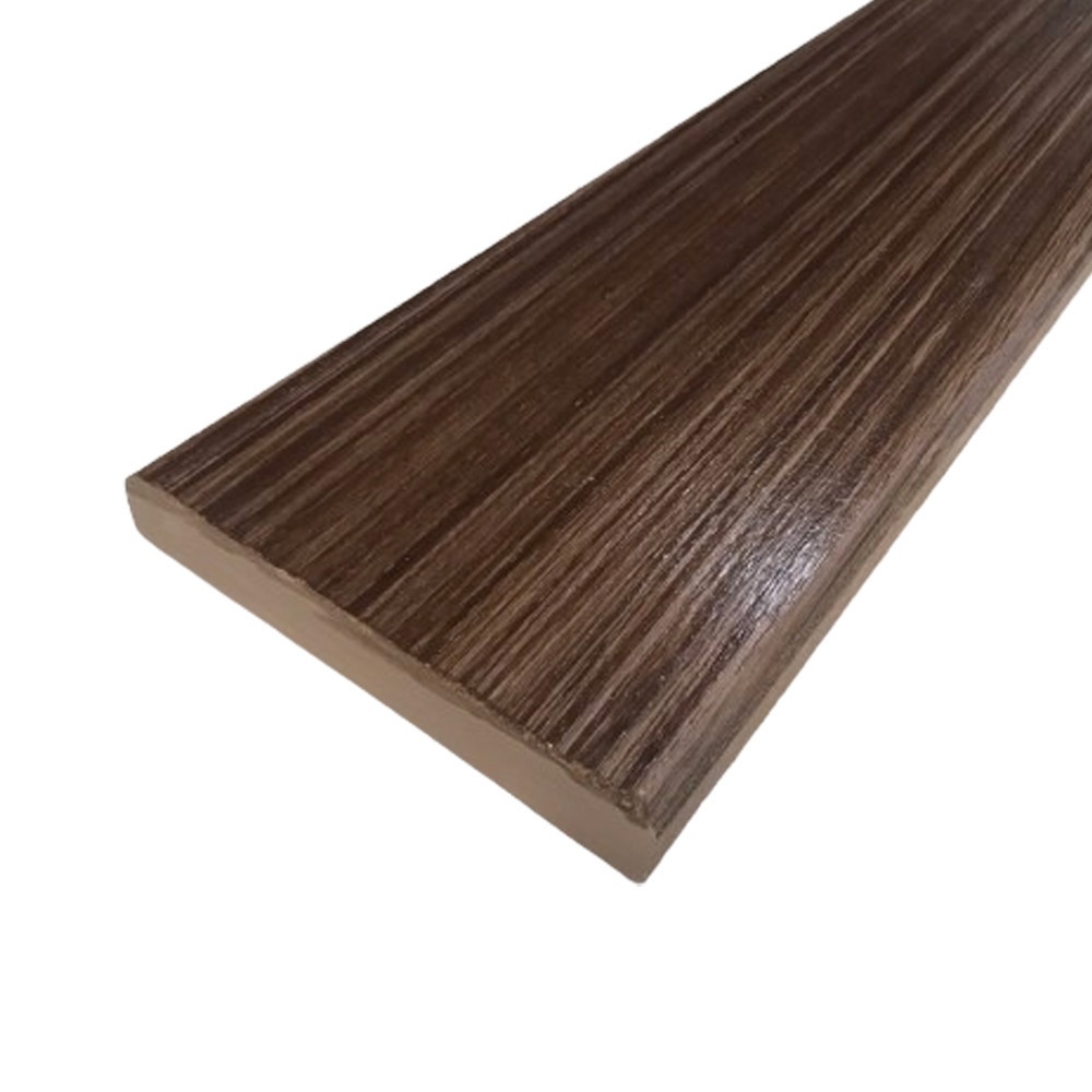 โอฬาร ไม้พื้น รุ่นลบขอบ ลายเสี้ยน 2.5x15x300ซม. สีวอลนัท