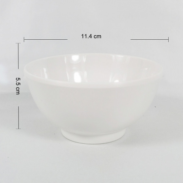 ADAMAS ถ้วยซุปเมลามีน 4.5นิ้ว ARTEMIS-A5 สีขาว (มอก.)