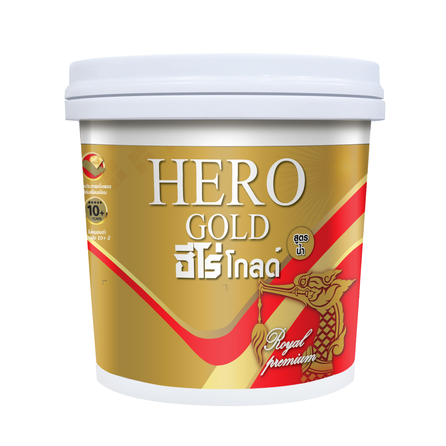 Hero สีมุกเพิร์ลเอฟเฟค เงา-สูตรน้ำ MU-100 1 กป. สีมุกขาว 