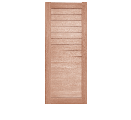 BEST ประตูไม้สยาแดง GS-52 90x180ซม.