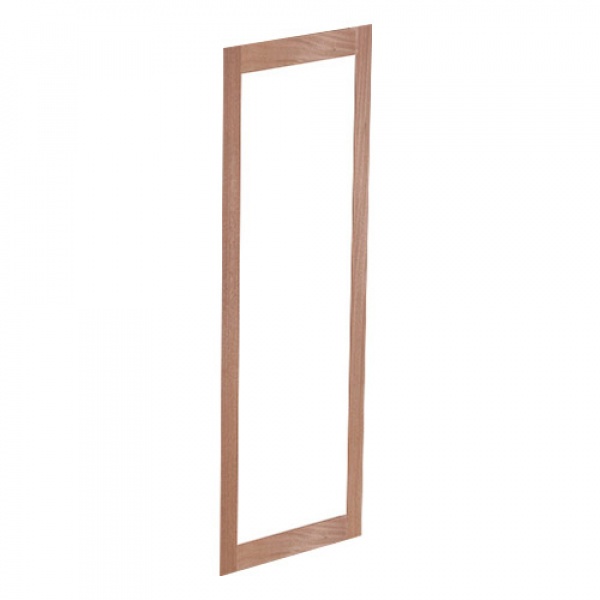 BEST ประตูไม้สยาแดง GS-69 กระจกใส 50x200 ซม. ทำสี