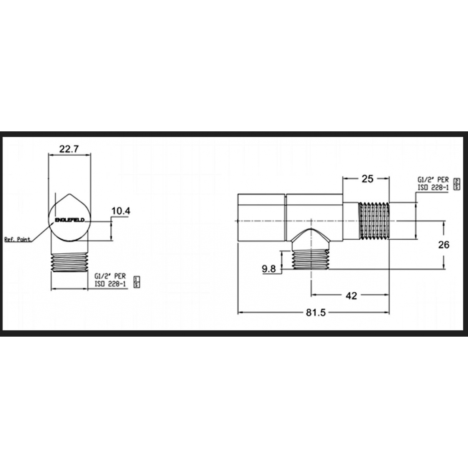 Englefield วาล์วเปิด-ปิดน้ำ รุ่นอะควา G1/2